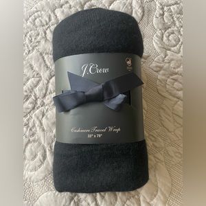 Jcrew nwt oversized black cashmere wrap.